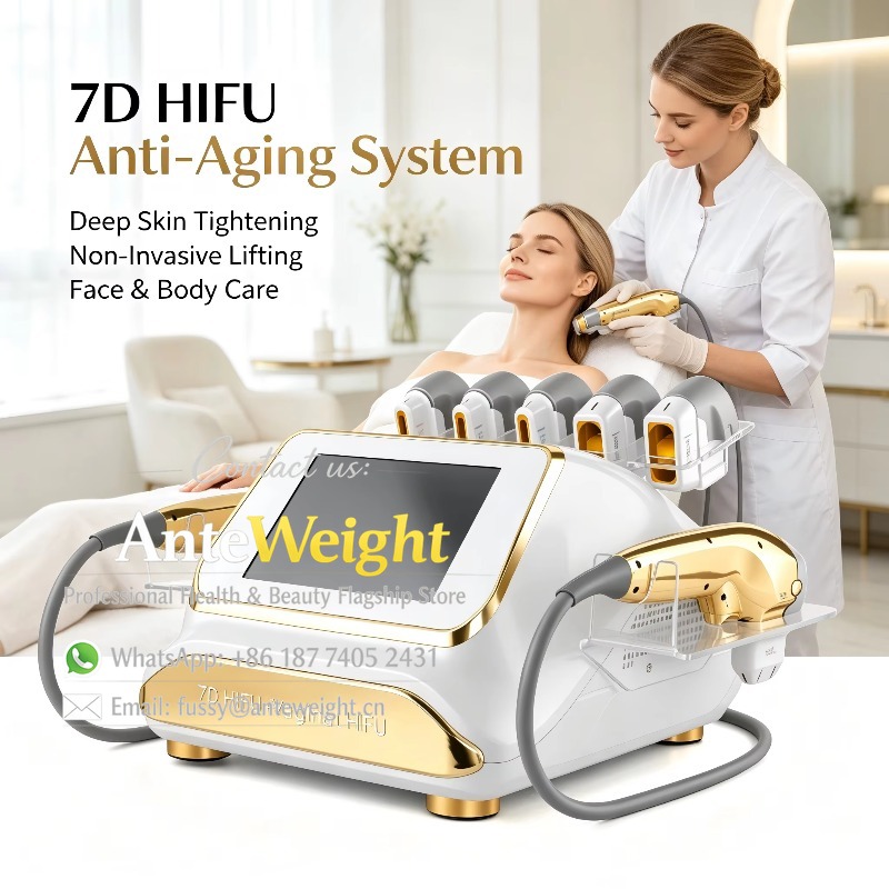Hifu Machine 7D Face Lifting - Professionelles Gerät für den Heimgebrauch, Schönheitsgerät