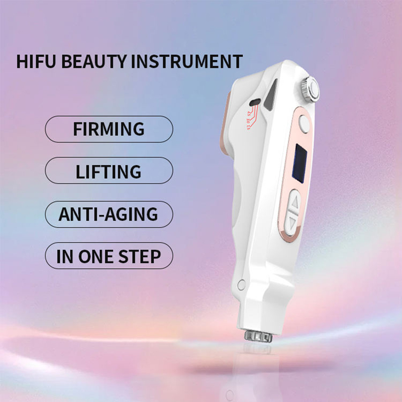 Anti Aging Ultrasound Face Machine - NEUES Mini-Hifu-Ultraschall-Gesichtslifting-Massagegerät, Augenpflege-Schönheitsgerät für Heim-SPA, Faltenentfernung,