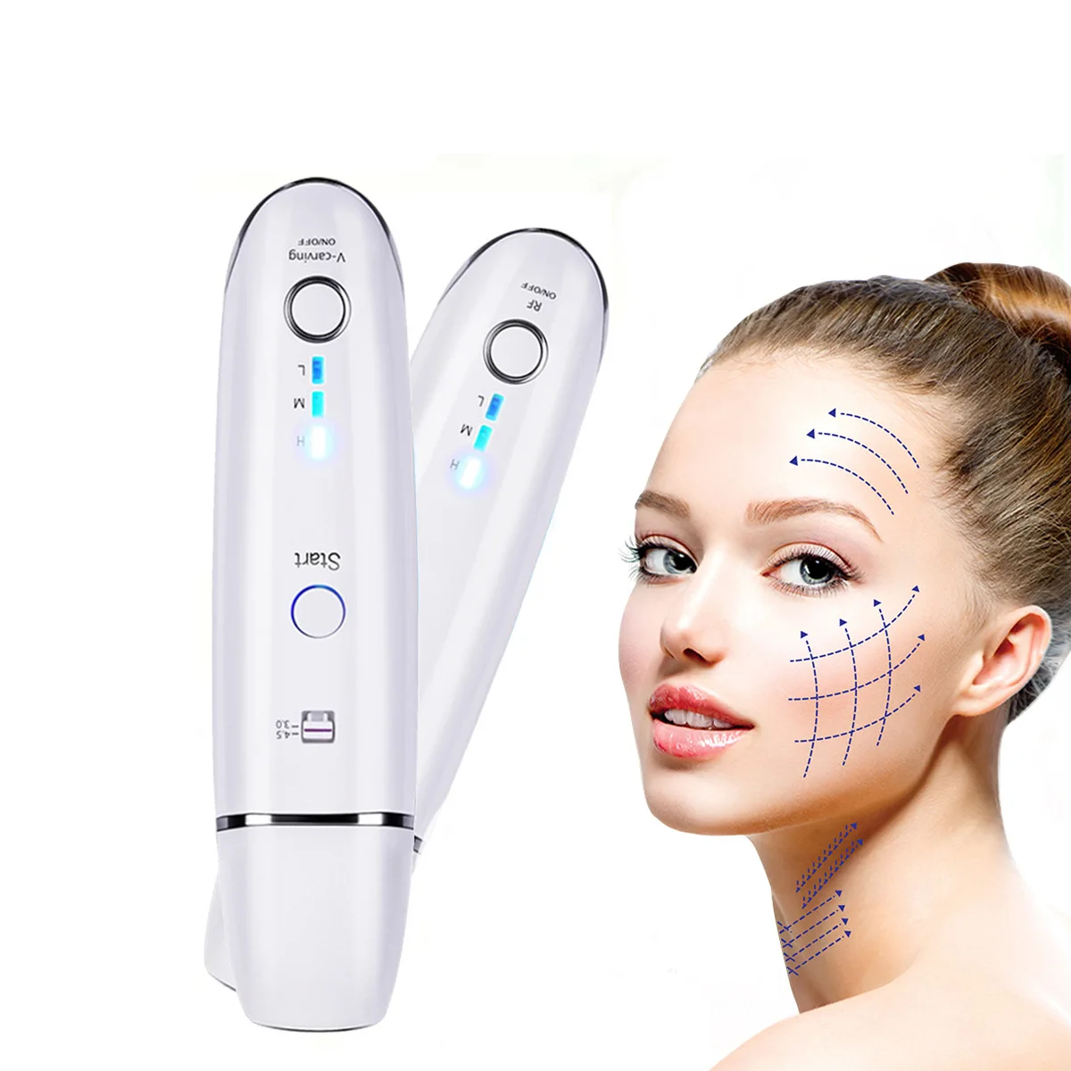 Anti Aging Ultrasound Face Machine - Mini Hifu Ultraschall RF Gesichtsmassagegerät Linie