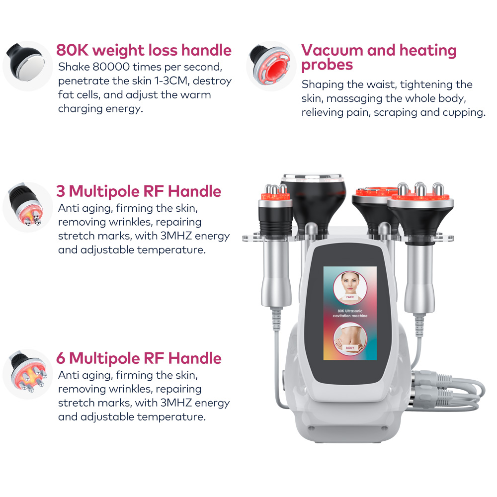 4-in-1 80K Kavitation Ultrasch – Radio Frequency Face Lift Machine Bewertung und Preis