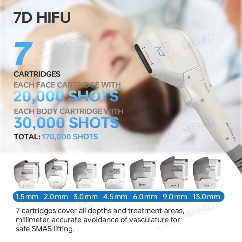 Tragbares 2-in-1 7D HIFU RF Ge – Hifu Machine 7D Face Lifting Bewertung und Preis